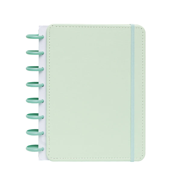 Caderno Smart com Elástico Espiral A5 Pautado Verde