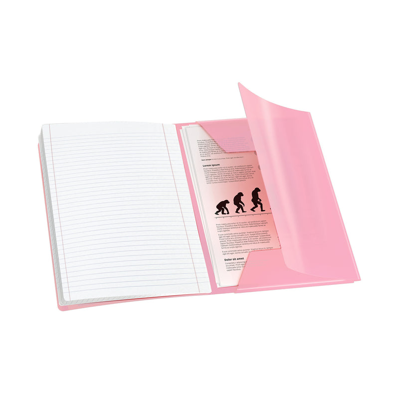 Caderno Agrafado A5 Pautado Easybook Pastel Oxford