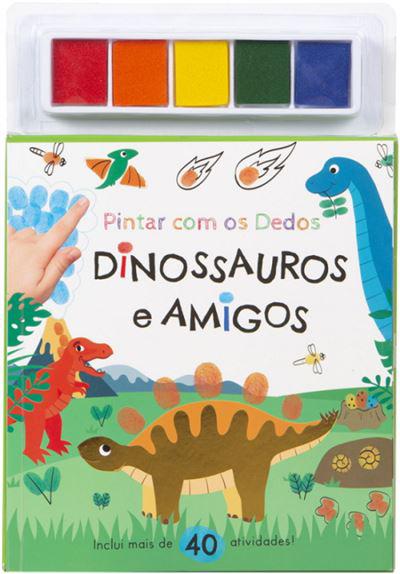 Pintar com os Dedos - Dinossauros e Amigos