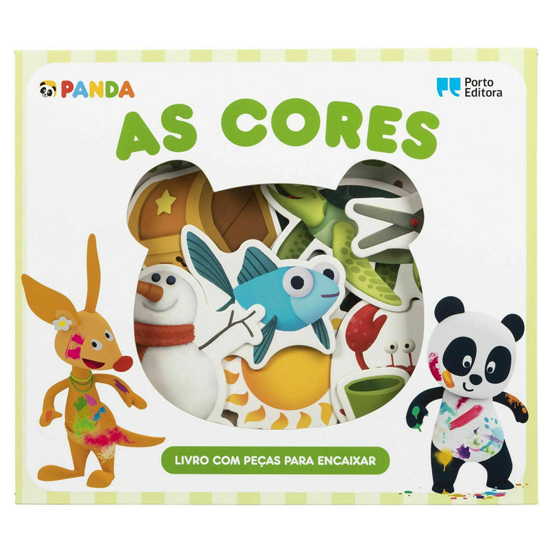 Canal Panda - as Cores - Livro com Peças para Encaixar