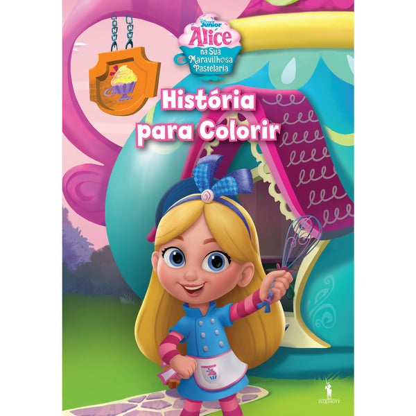 Alice na sua Maravilhosa Pastelaria - História para Colorir