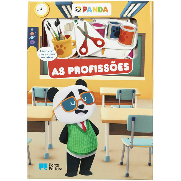 Panda - as Profissões - Livro com Peças para Encaixar