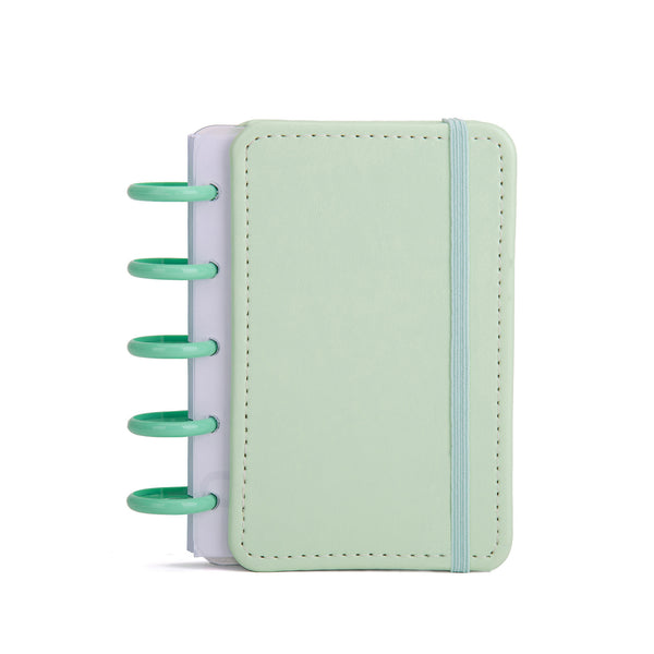 Caderno Smart Mini Pautado com Elástico 80 folhas Verde