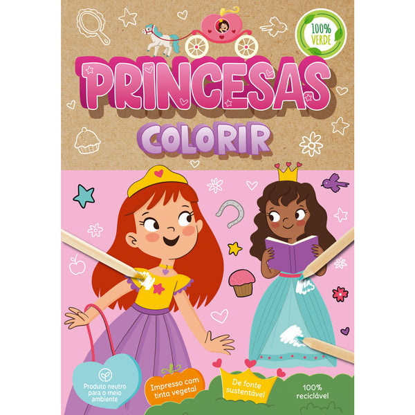 Colorir Ecológico: Princesas