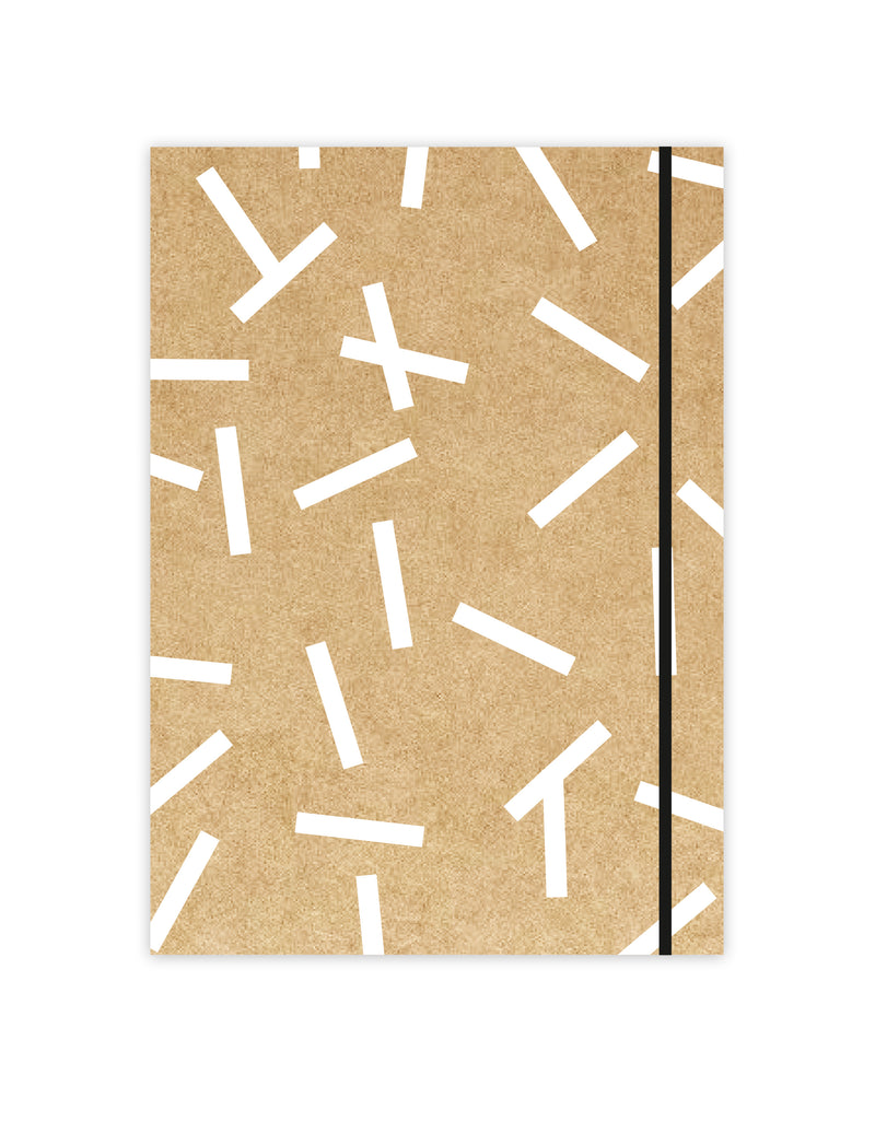 Caderno A5 - Preto E Branco Sortido