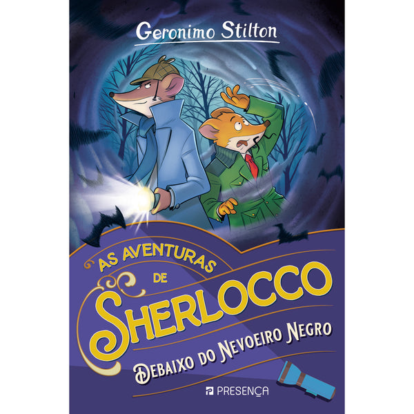 Debaixo do Nevoeiro Negro de Geronimo Stilton - As Aventuras de Sherlocco
