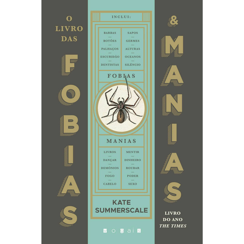 O Livro das Fobias e Manias de Kate Summerscale