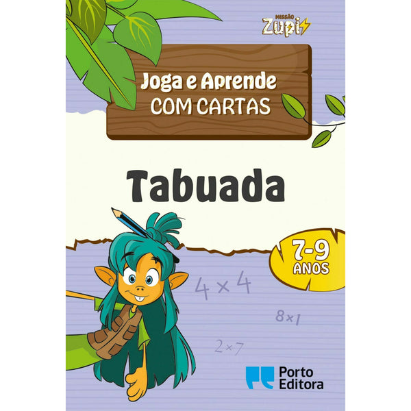 Missão Zupi - Tabuada - Joga e Aprende com Cartas - 7-9 Anos