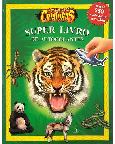 Super Livro de Autocolantes: o Cantinho das Criaturas de Phidal