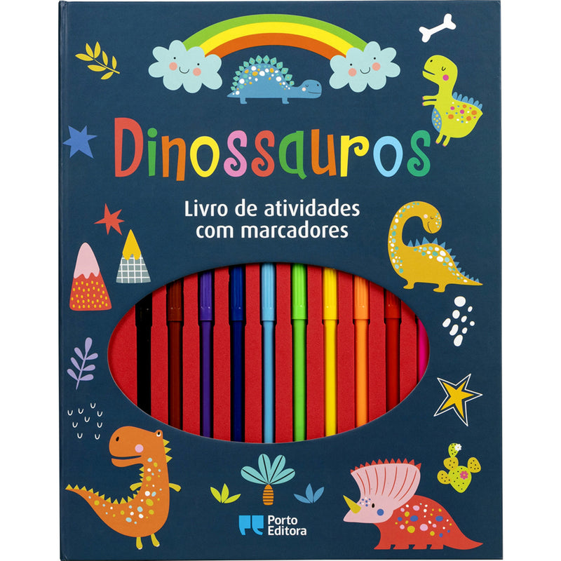 Dinossauros - Livro de Atividades com Marcadores