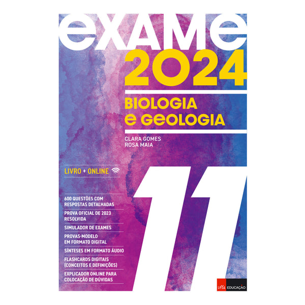 Exame 2024 Biologia e Geologia 11.º Ano de Clara Gomes e Rosa Maia