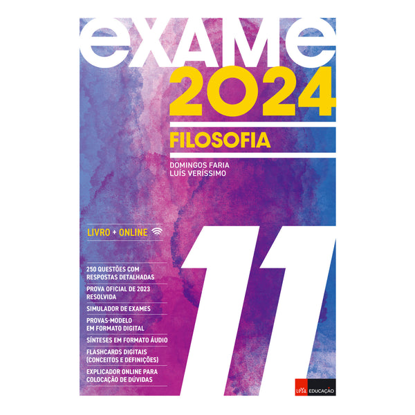 Exame 2024 Filosofia 11.º Ano de Domingos Faria e Luís Veríssimo