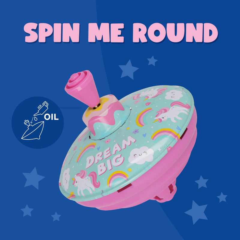 Pião - Spin Me Round Unicorn